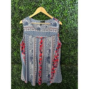 New Directions Curvy, Women’s Blouse, Size 2XL, Sleeveless